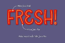 Melon Juice - Freshty Font