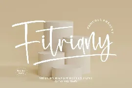 Fitriany Modern Handwritten Font