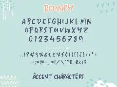 Bouncy Display Font