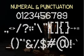 Zuriah Font - Creepy Typeface