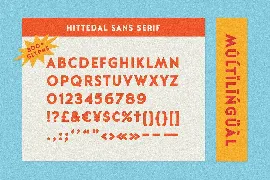 Hittedal - Display Font