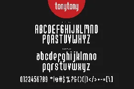 TonyTony font