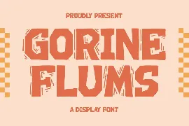 Gorine Flums A Display Font