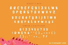 Jagged World - Mythical Cartoon Font