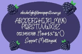 Blackberry Font