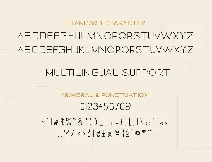 Mezura Advertisement Font