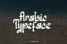 Assyam â€“ Arabic Themed Typeface font