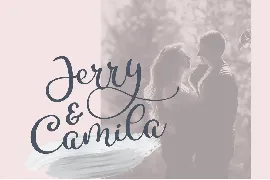 Calligraphy Wedding Decor Font Delight