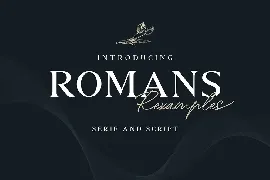 Romans Rexamples Font Duo