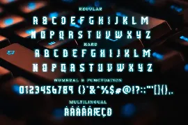 Block Glitch Font