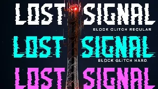 Block Glitch Font