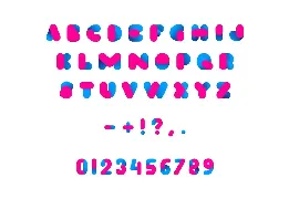 Mixan| bold color font