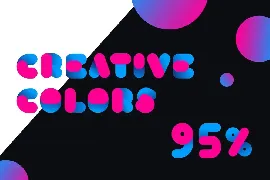 Mixan| bold color font