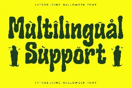 Foresto Creepy Halloween Font