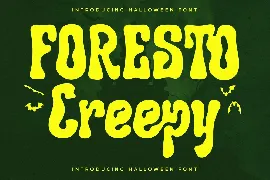 Foresto Creepy Halloween Font