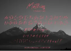 Matthias Brush Script Font