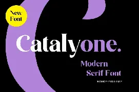 Catalyone - Fashion Font