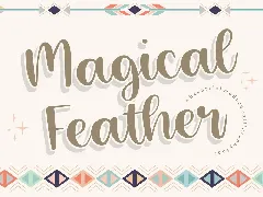 Magical Feather Calligraphy Font