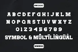 Trigger slab serif font