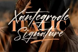 Xantegrode Signature Font