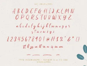 Saint Capital - Handwritten Script font