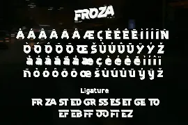 Froza font