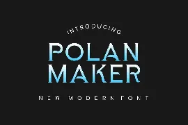 Polan maker font