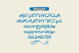 Arunika Brush Font