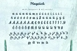 Playstick - Bold Script Font