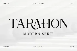 Tarahon - Business Font