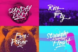 HajarBleh Brush Font