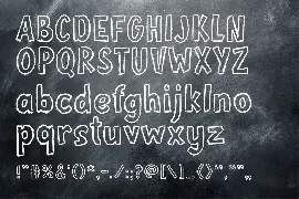 Chalk Talk - Handwritten Chalkboard font