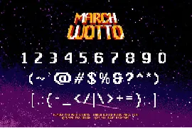 March Wotto font