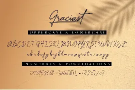 Graciast - Signature Font