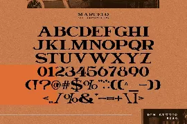 Marcelo - Modern  Serif Font