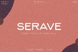 Serave - Soft Rounded Typeface font