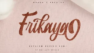 Frikaya - Stylish Script Font