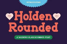 Holden Rounded - Slab Serif Font