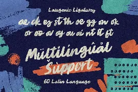 Lovagenic - Organic Brush Font