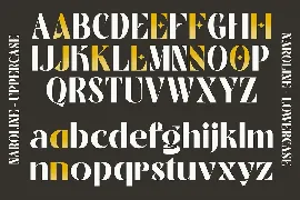 Naroline font