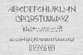 Azteker - ancient fantastic font