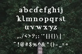 Mabegaili modern serif font