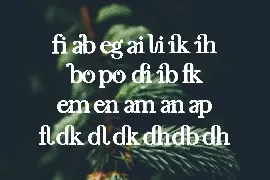 Mabegaili modern serif font