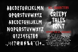 Creepy Tales font