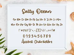 Salty Ocean Bold Brush Font