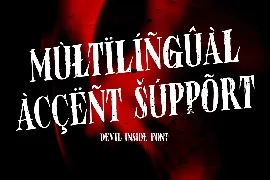 Devil Inside font