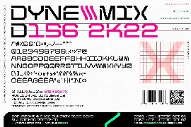 Dynemix Display Font