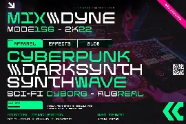 Dynemix Display Font