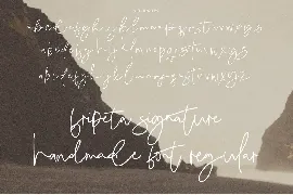 Fripeta Signature font