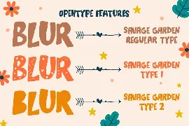 Savage Garden â€“ 3 Quirky Playful Font